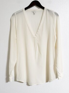 Joie Silk V Neck Blouse